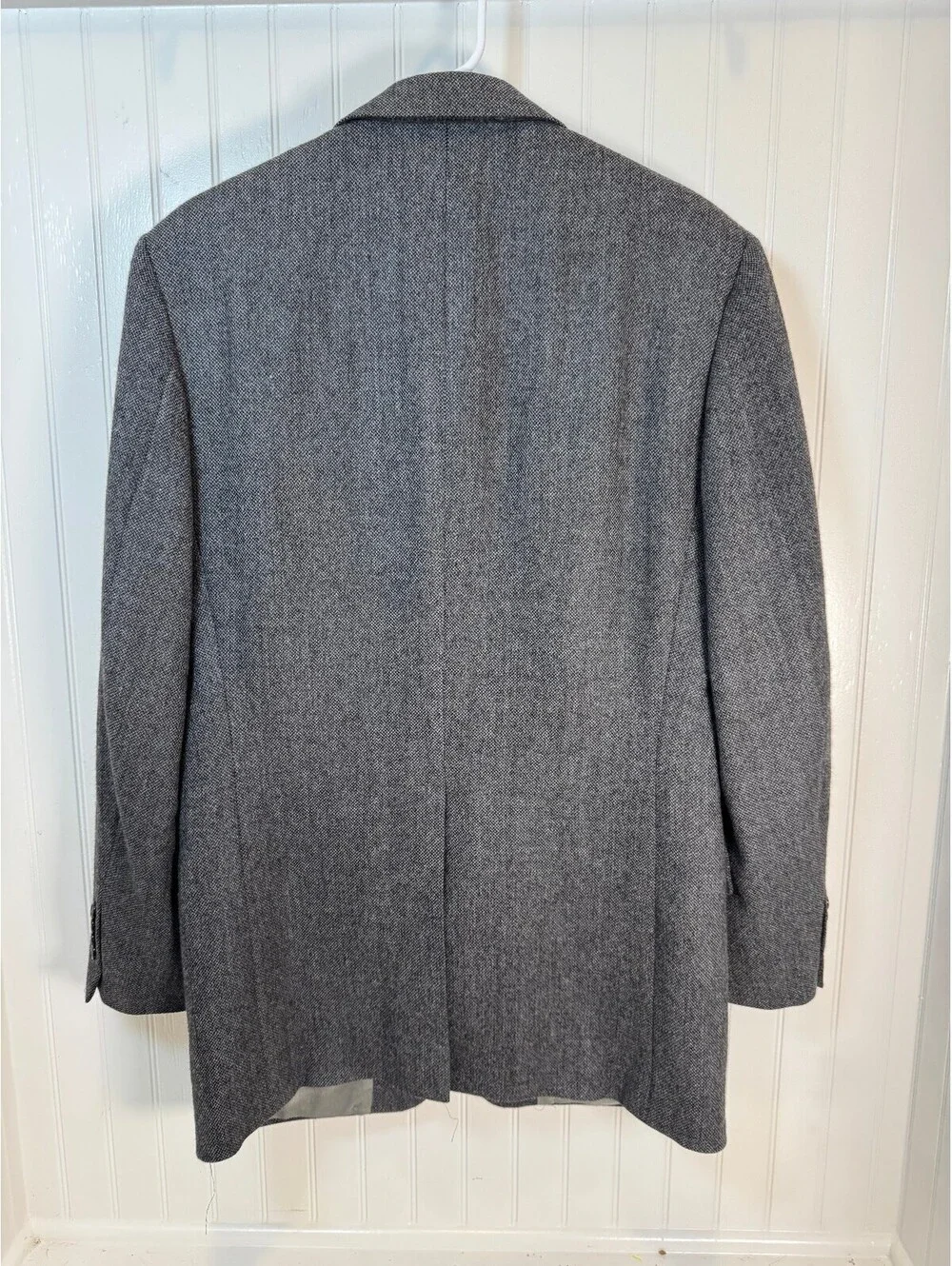 Brooks Brothers Men's Gray Wool Cashmere Sport Coat Blazer Size 39L